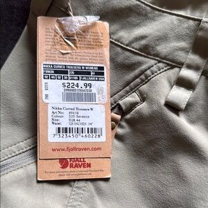 Fjällräven Nikka Curved Trousers W in Savanna